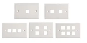 USA 1 2 3 4 6 Ports faceplate（找华隆，1.1元/PC）